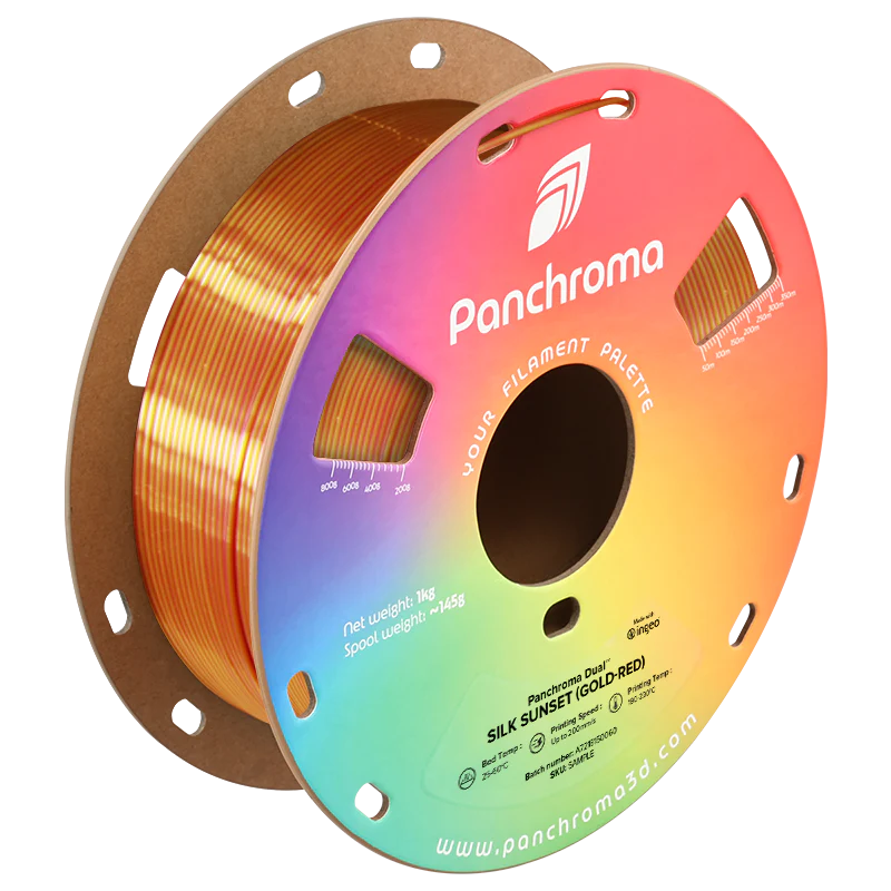 Polymaker - Panchroma™ PLA Dual - Silk Sunset (Gold-Red) - 1.75mm - 1kg - Image 2