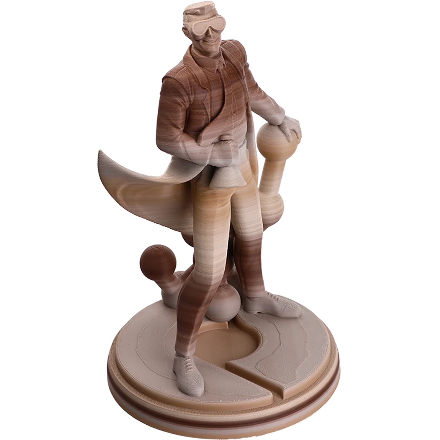 Polymaker - Panchroma™ PLA Gradient - Matte Cappuccino - 1.75mm - 1kg - Image 3
