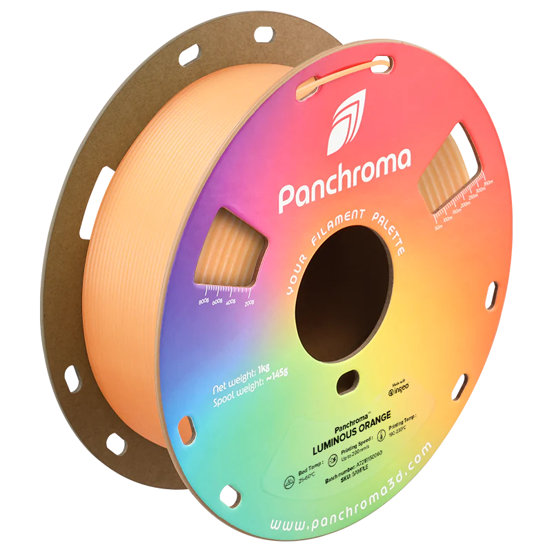 Polymaker - Panchroma™ PLA - Luminous Orange - 1.75mm - 1kg - Image 2