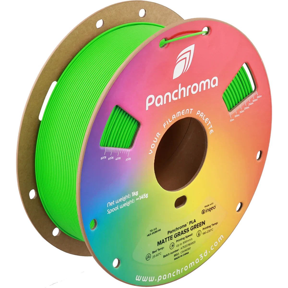 Polymaker - Panchroma™ PLA - Matte Grass Green - 1.75mm - 1kg