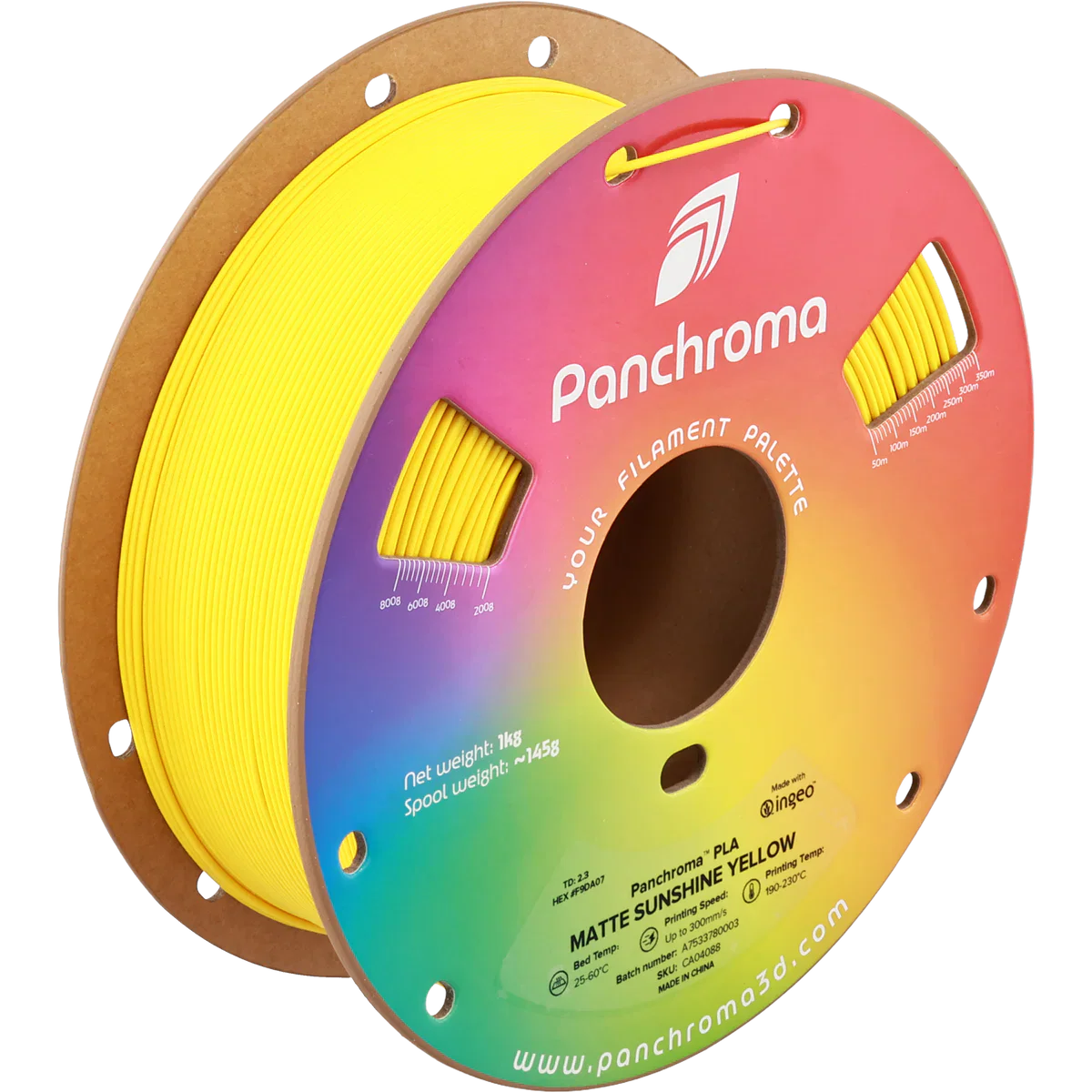 Polymaker - Panchroma™ PLA - Matte Sunshine Yellow - 1.75mm - 1kg