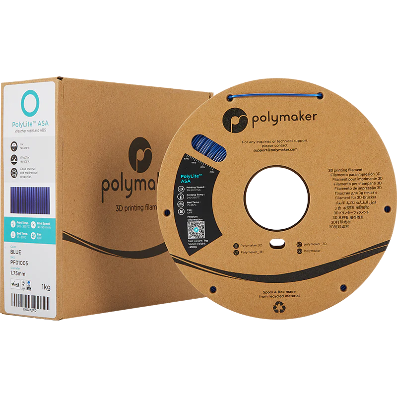 Polymaker Polylite - ASA - Blue - 1.75mm - 1kg - Image 3