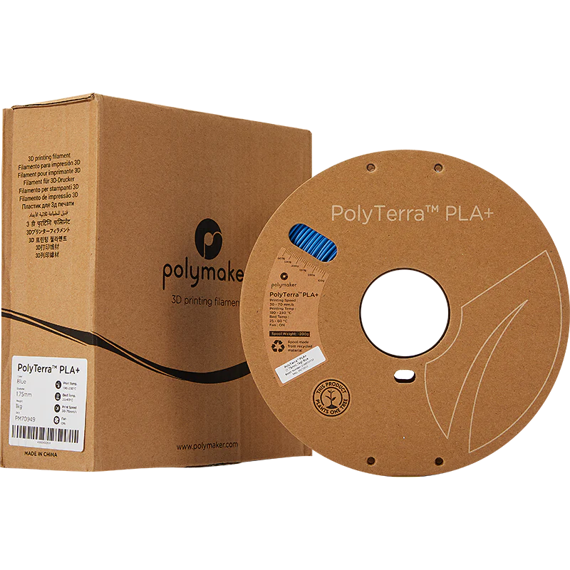 Polymaker - PolyTerra PLA+ - Blue - 1.75mm - 1kg - Image 3