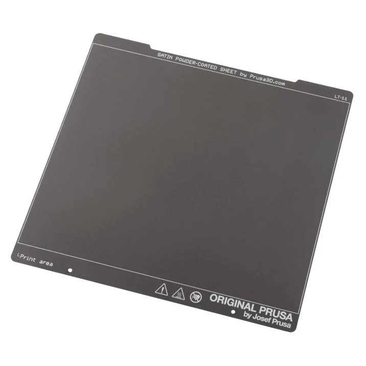 Prusa - Double-Sided Satin Powder-Coated Spring Steel Sheet - 241x254mm