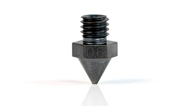 Raise3D - Steel Nozzle with WS2 Coating - 0.6mm - Pro2/Pro3 - 1pcs