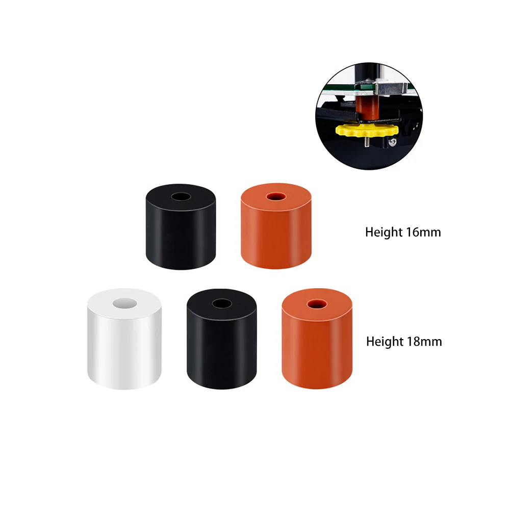 Silicone Level Column (16mm Inner Hole 4mm) - Orange (1 pcs) - Image 4