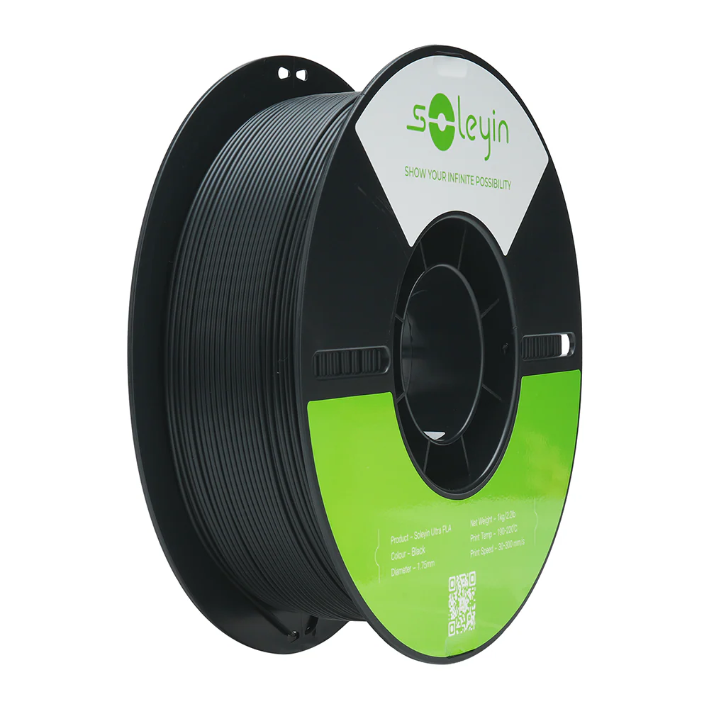 Soleyin - Ultra PLA - Black - 1.75mm - 1kg
