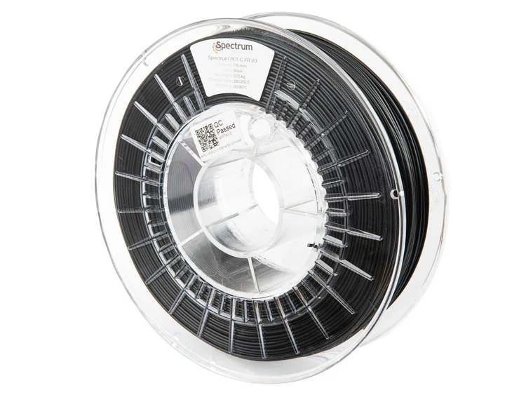 Spectrum - PETG FR V0 - Black - 1.75mm - 750g