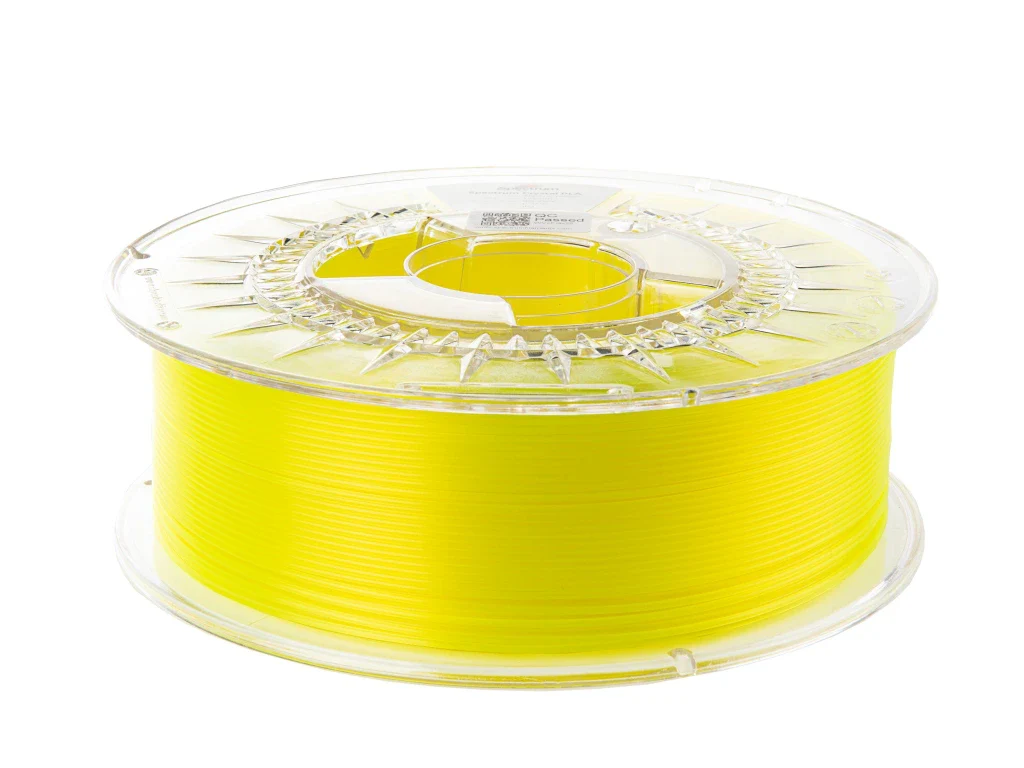 Spectrum - PLA Crystal - Electric Yellow - 1.75mm - 1kg - Image 3