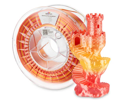 Spectrum - PLA SILK Rainbow - Fire Red - 1.75mm - 1kg - Image 2