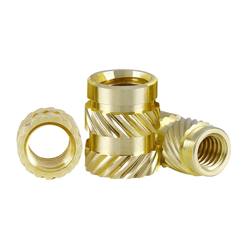 Spider - Knurled Copper Nut - M4x8x6