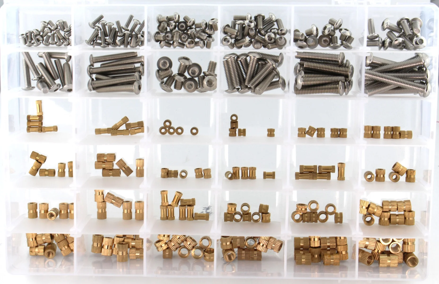 SpiderScrew Mixed Kit with Knurls - M3-M4-M5-M6 - 160 pcs - Image 2