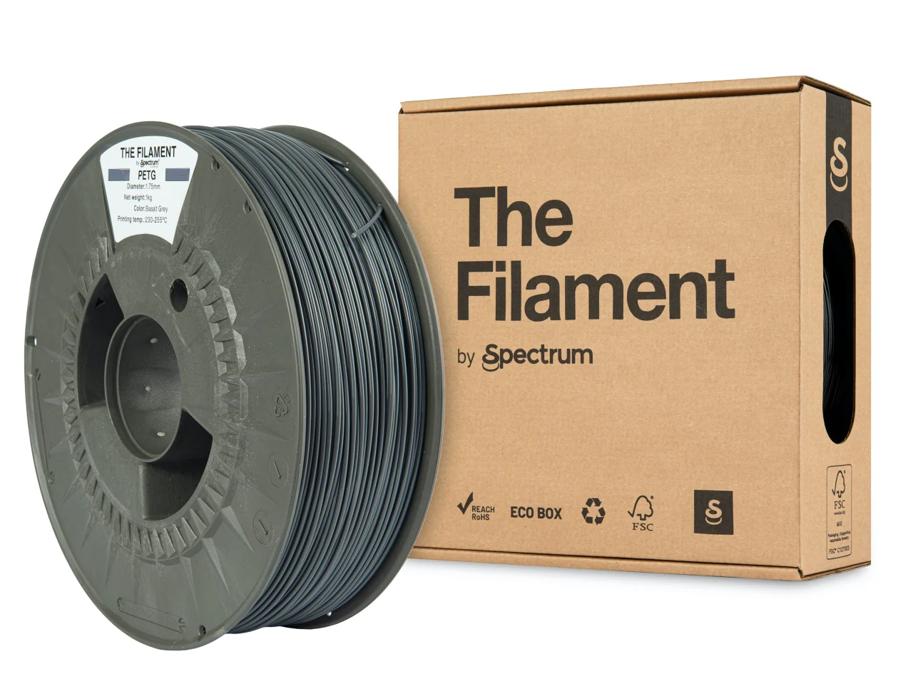 The Filament - PETG - Basalt Grey - 1.75mm - 1kg