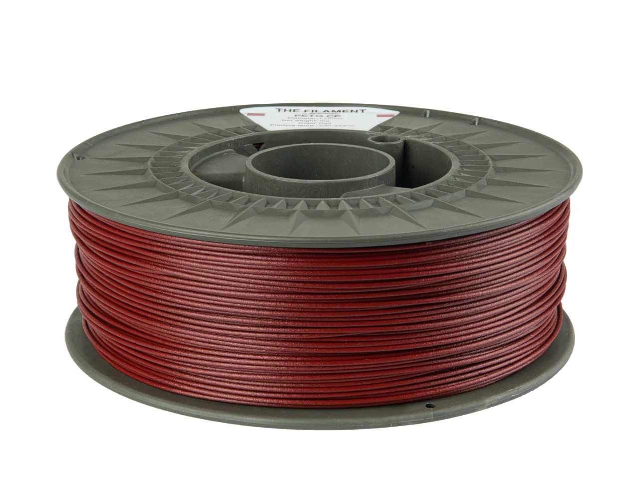 The Filament - PETG CF - Red - 1.75mm - 1kg - Image 3