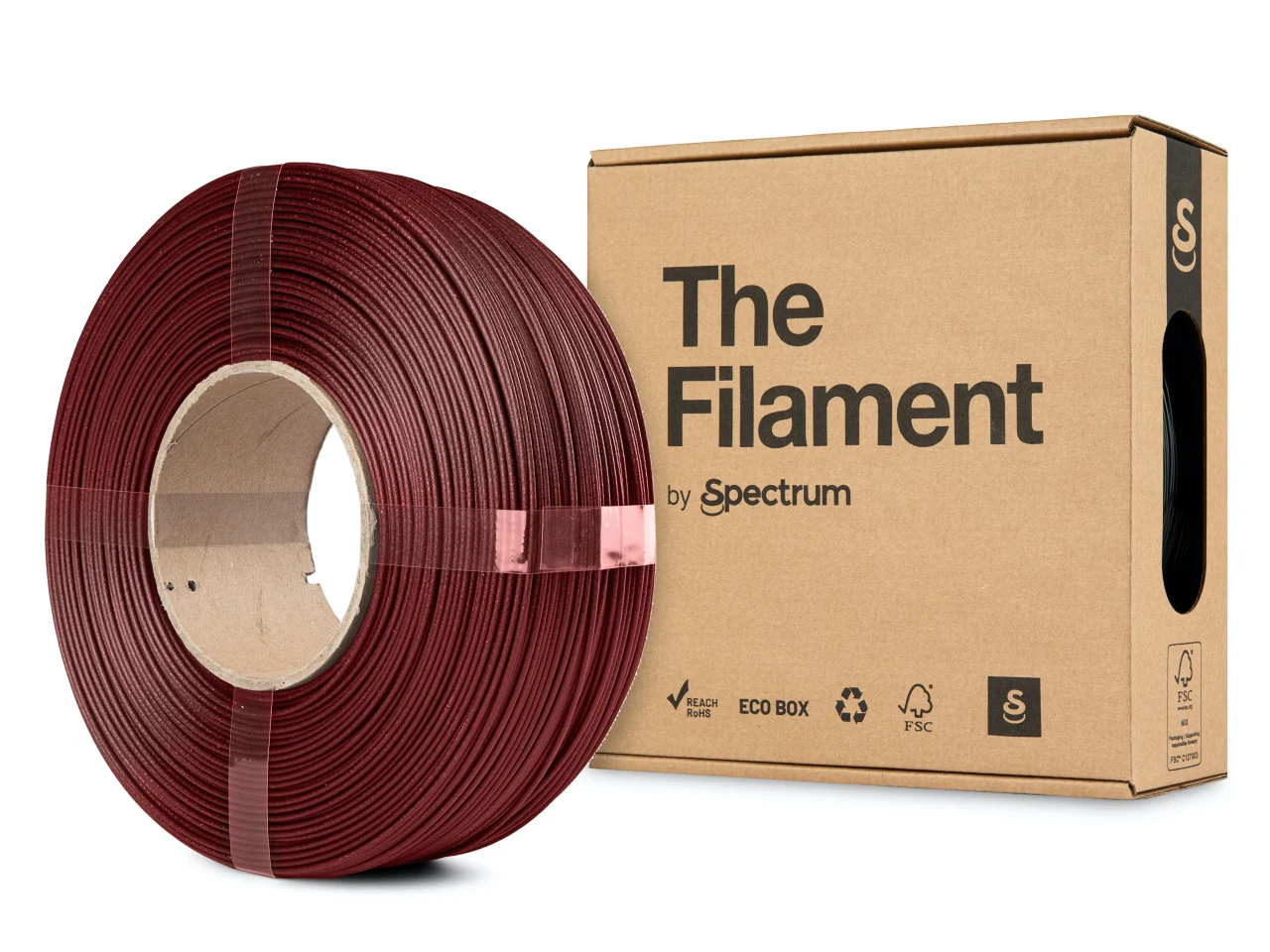 The Filament - PETG CF - Red - 1.75mm - 1kg - Refill