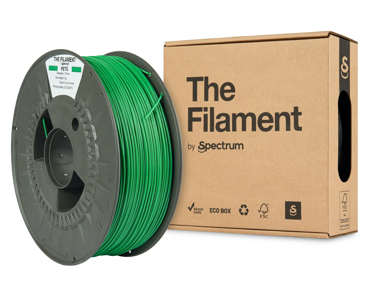 The Filament - PETG - Circuit Green - 1.75mm - 1kg