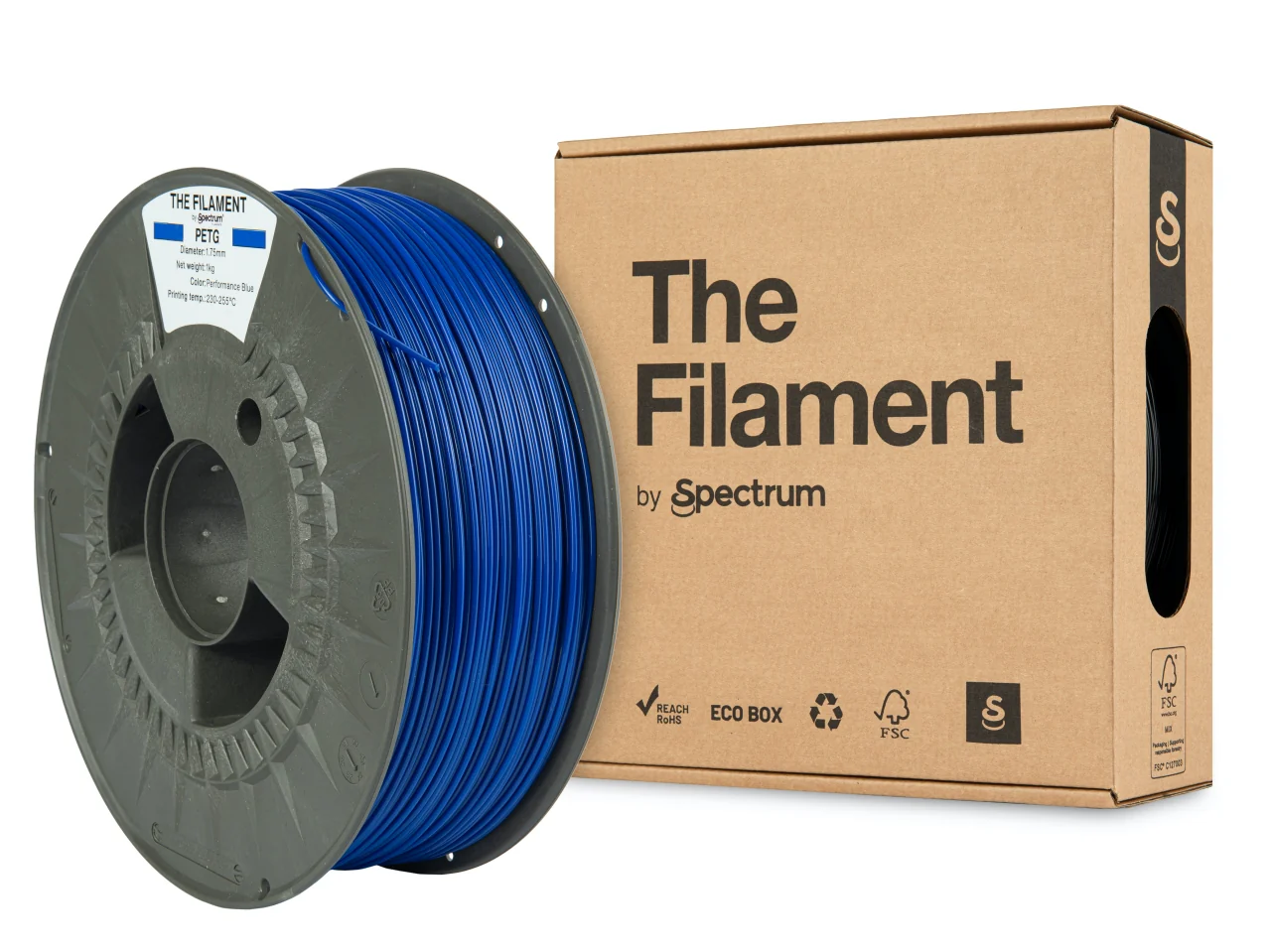 The Filament - PETG - Performance Blue - 1.75mm - 1kg