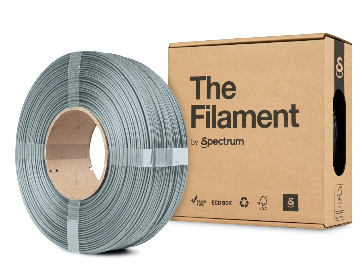 The Filament - PLA CF - Grey - 1.75mm - 1kg - Refill