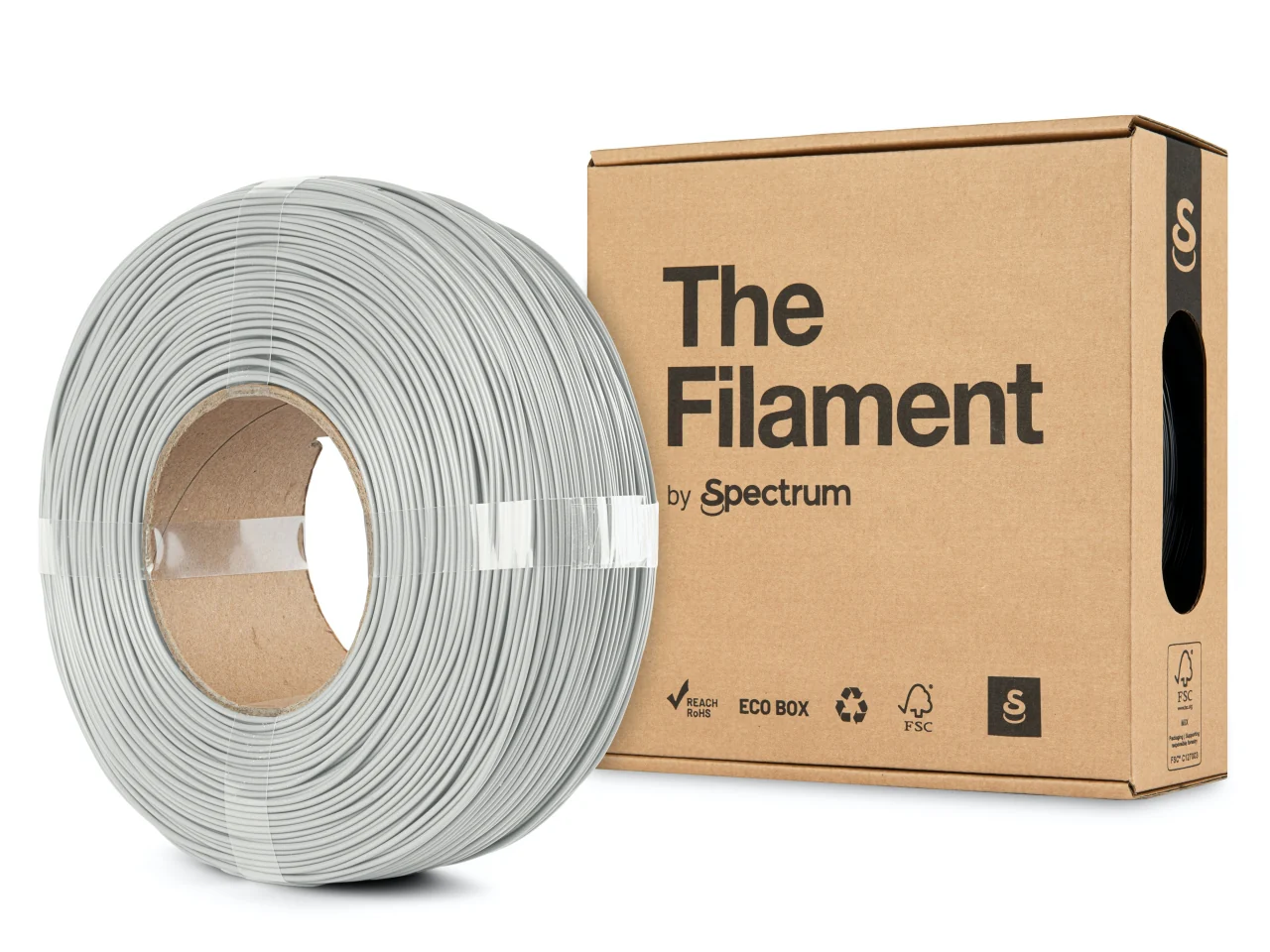 The Filament - PLA - Cloud Grey - 1.75mm - 1kg - Refill