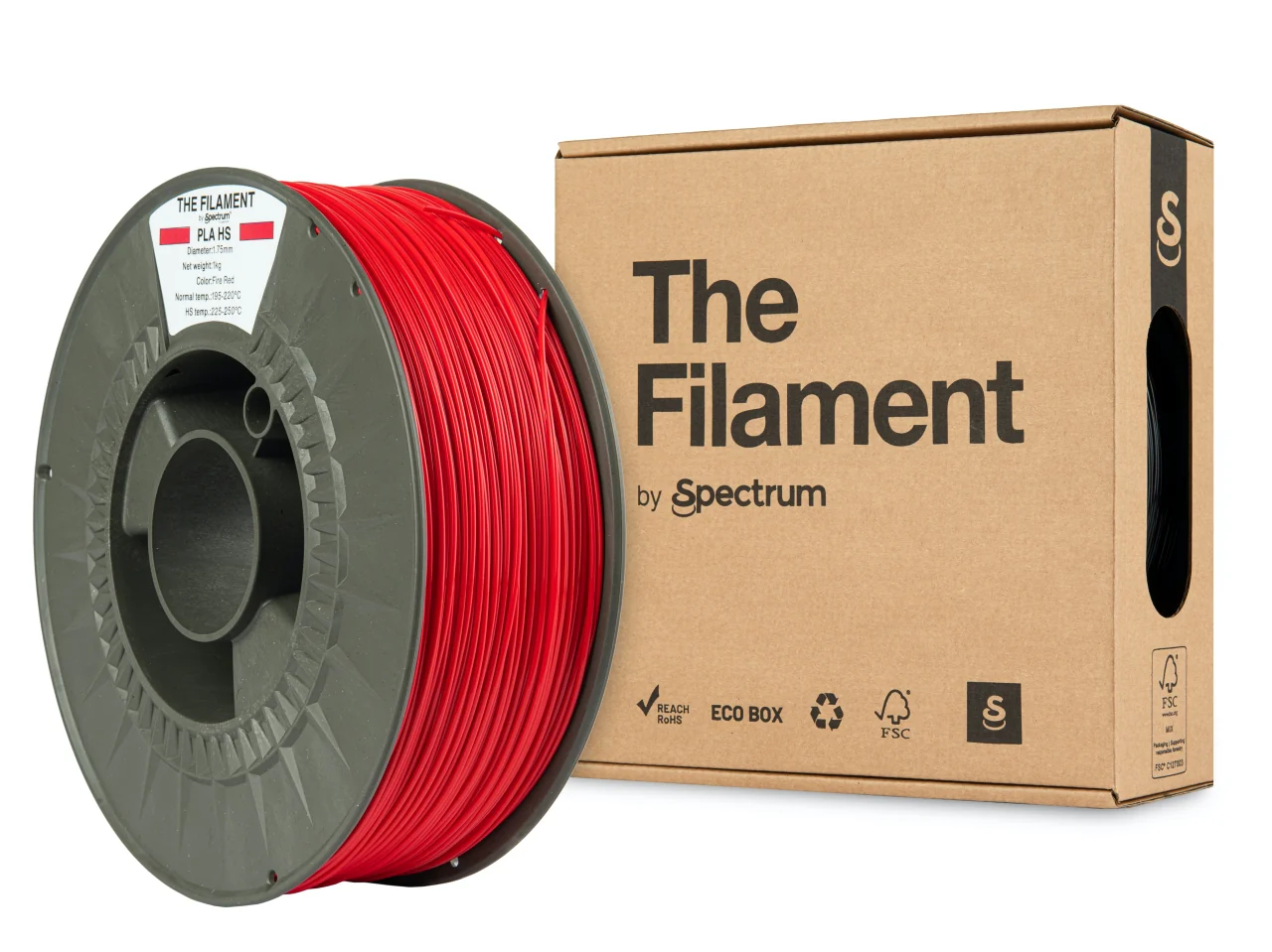 The Filament - PLA High Speed - Fire Red - 1.75mm - 1kg