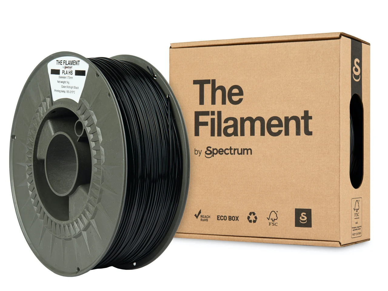 The Filament - PLA High Speed - Midnight Black - 1.75mm - 1kg