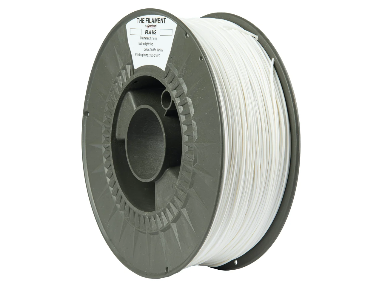 The Filament - PLA High Speed - Traffic White - 1.75mm - 1kg - Image 2