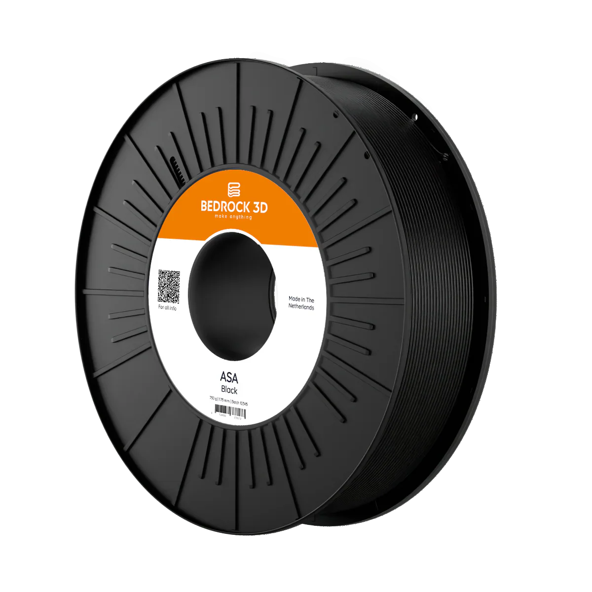 BEDROCK 3D - ASA - Black - 1.75mm - 750g