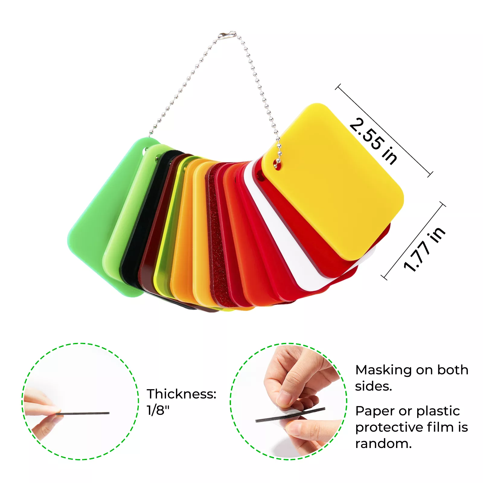 xTool - 1/8 Diode Laser Cutting Acrylic Set (14pcs) - Image 3