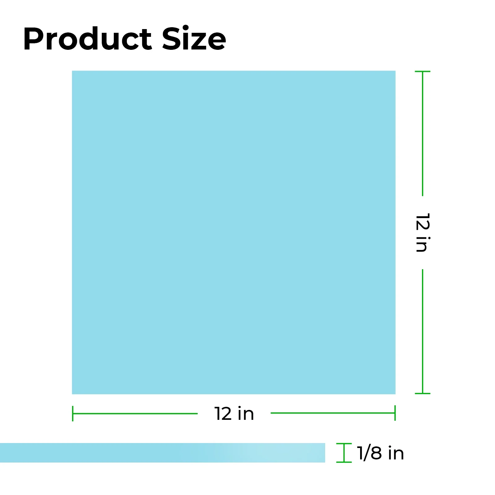 xTool - Acrylic Sheet Plexiglass - Glow in the Dark - Blue Turquoise - 3mm (3pcs) - Image 5