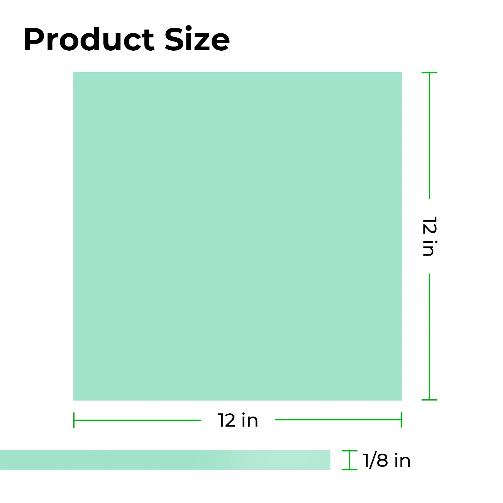 xTool - Acrylic Sheet Plexiglass - Glow in the Dark - Green Turquoise - 3mm (3pcs) - Image 4