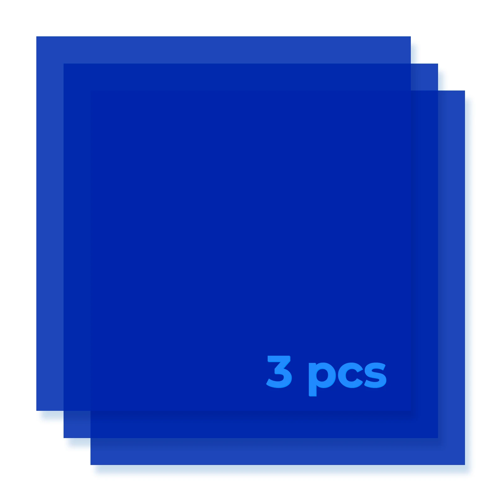 xTool - Acrylic Sheet Plexiglass Translucent Glossy - Blue - 3mm (3pcs) - Image 4