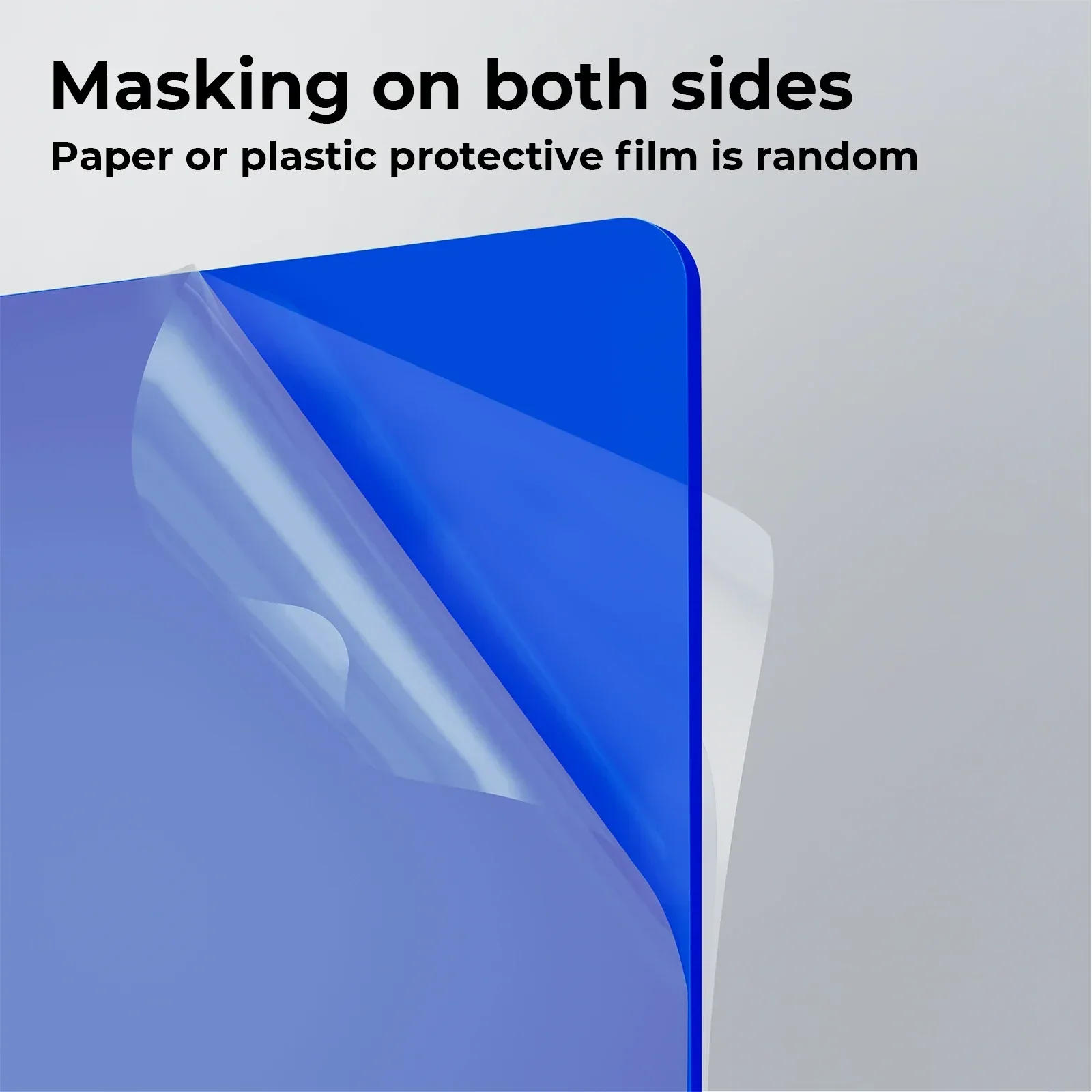 xTool - Acrylic Sheet Plexiglass Translucent Glossy - Blue - 3mm (3pcs) - Image 5