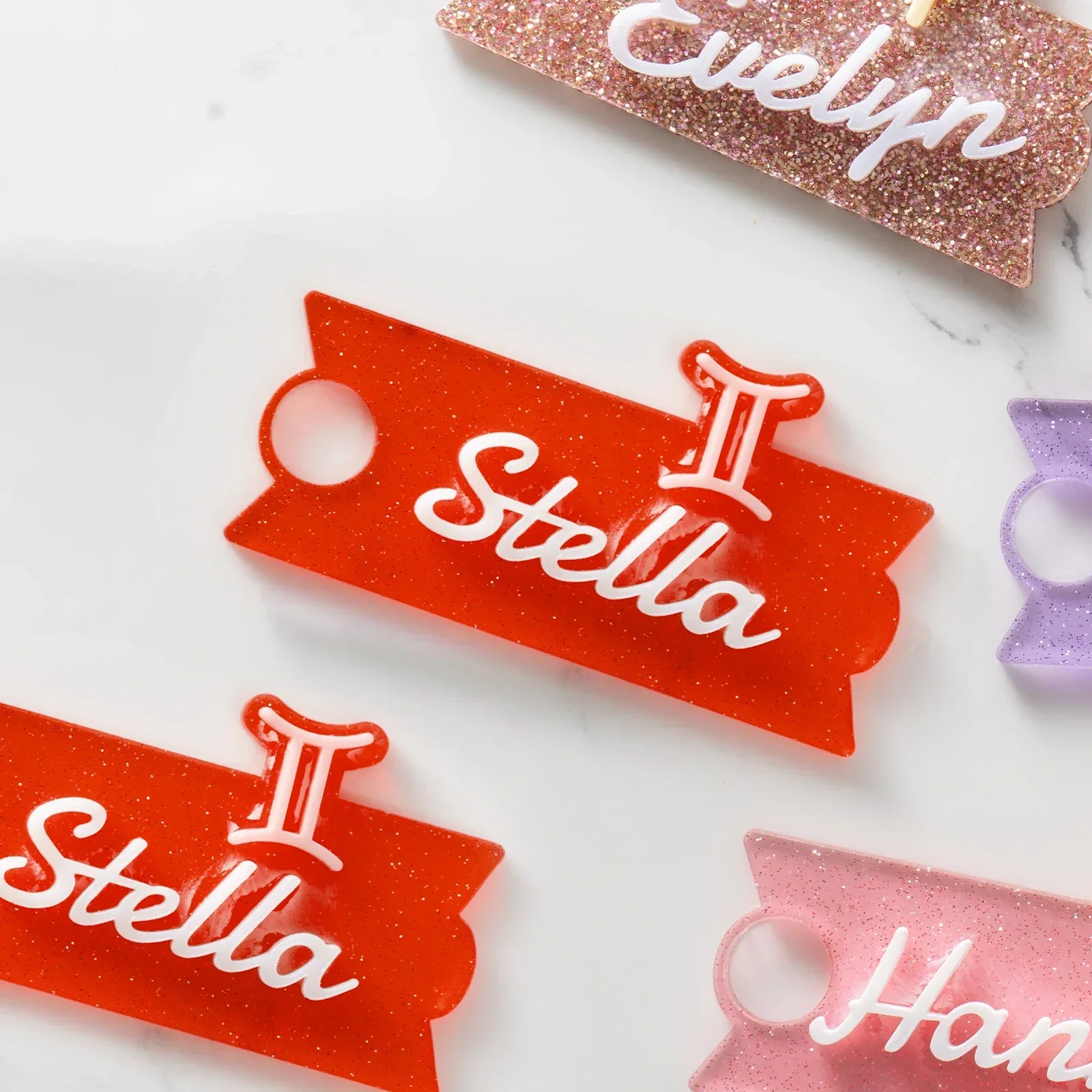 xTool - Acrylic Sheet Translucent Glossy - Glitter Red - 3mm (3pcs) - Image 2