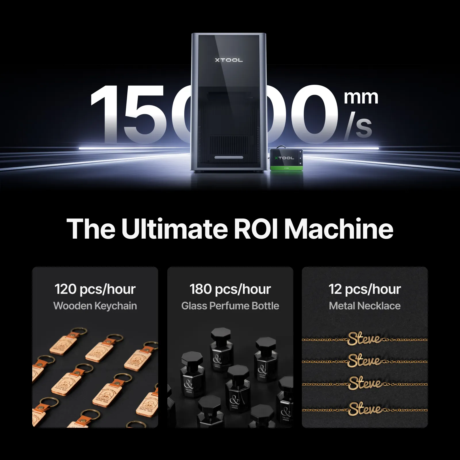 xTool - F2 Ultra - 60W MOPA + 40W Diode Dual Laser + Conveyer - Bundle - Image 9