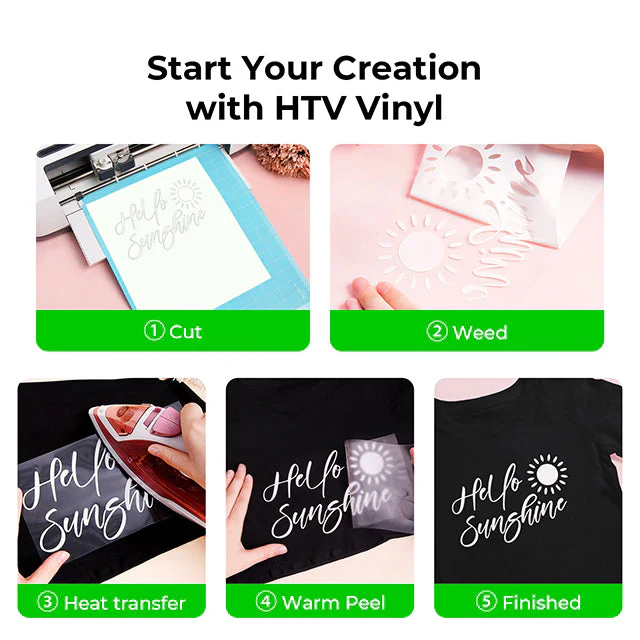 xTool - Heat Transfer Vinyl - Sun Color Changing (20pcs) - Image 4