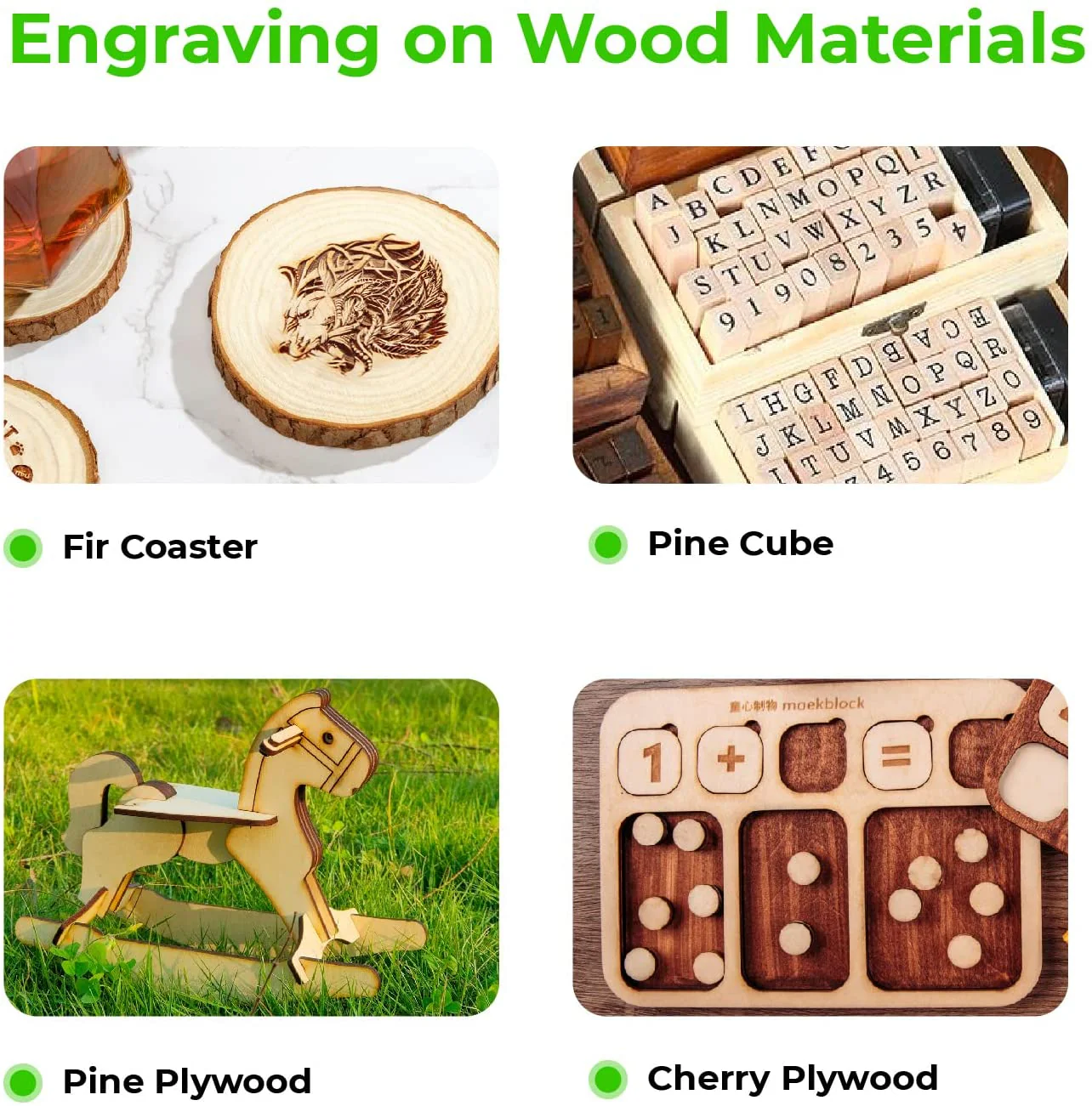 xTool - Laser Material Package Ex Wood, Rubber, Metal - Image 6