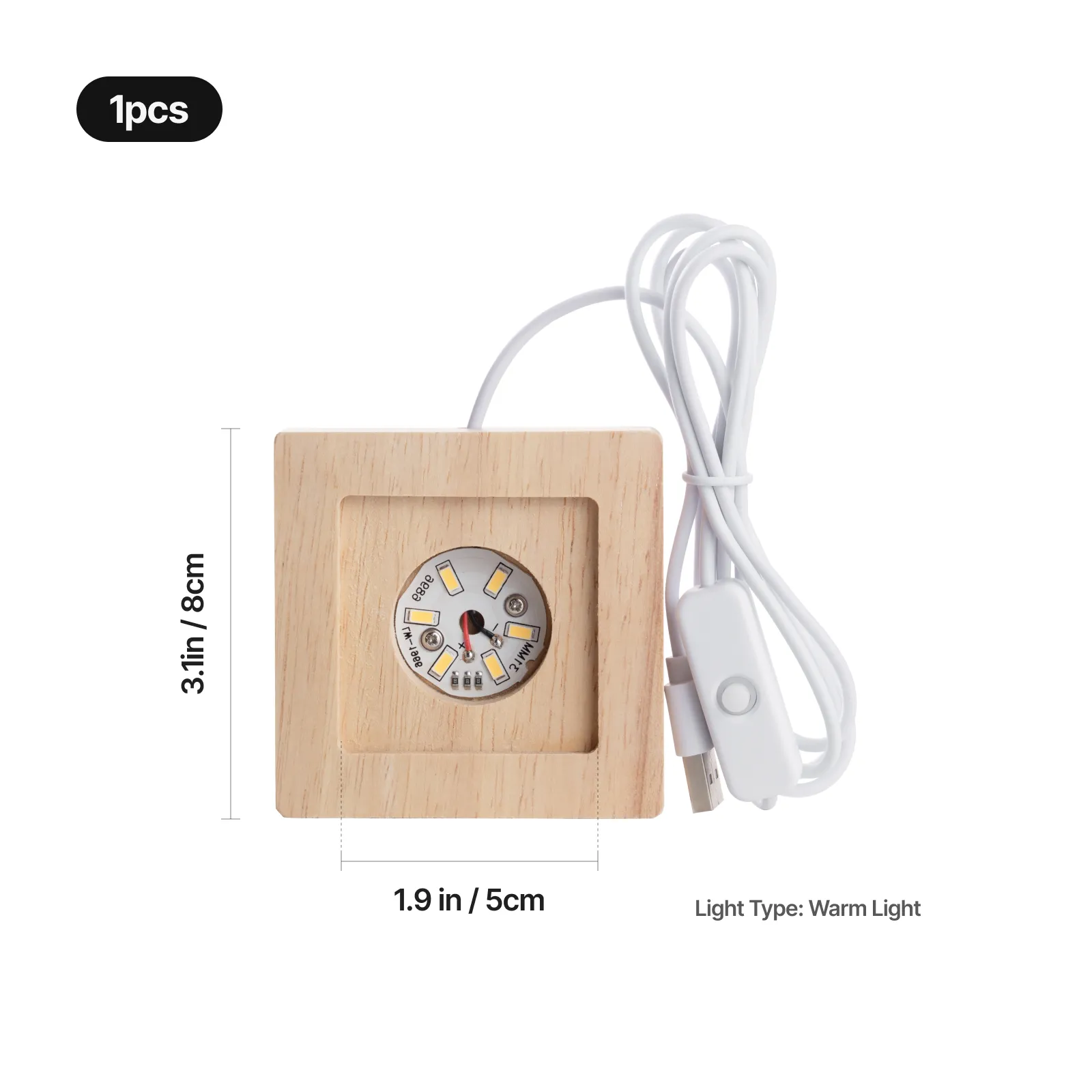 xTool - LED Display Stand for Rectangular Crystal - Image 2